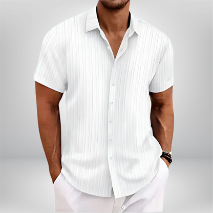 Olaf Sommer­skjorte med korte ermer for menn