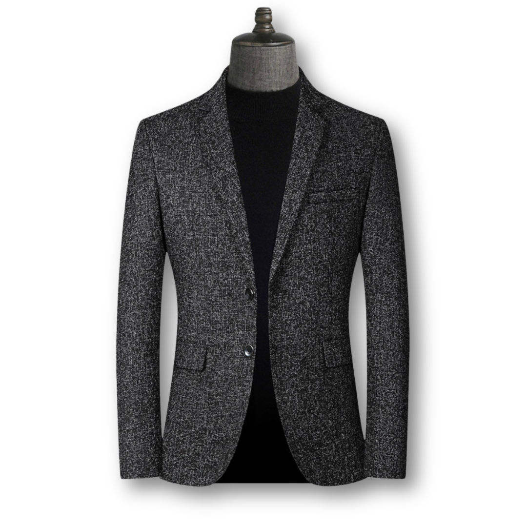 Domenico Elegant blazer i skotsk stoff
