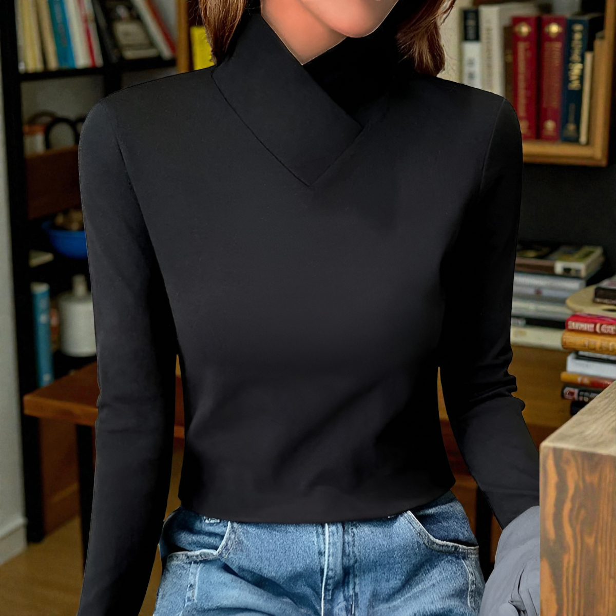 STAZIA Elegant turtleneck