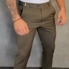 Rick Slim Fit-bukser i stretch for menn