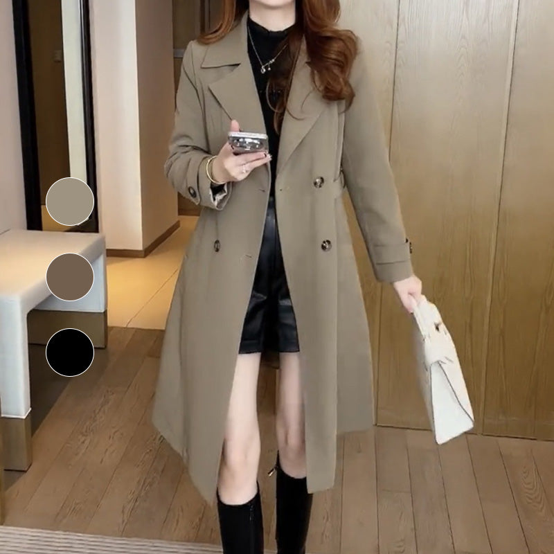 Nadine Elegant Trench Coat